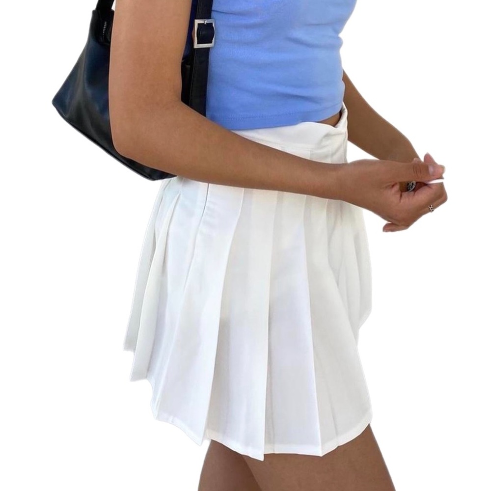 Cider White Tennis Skirt